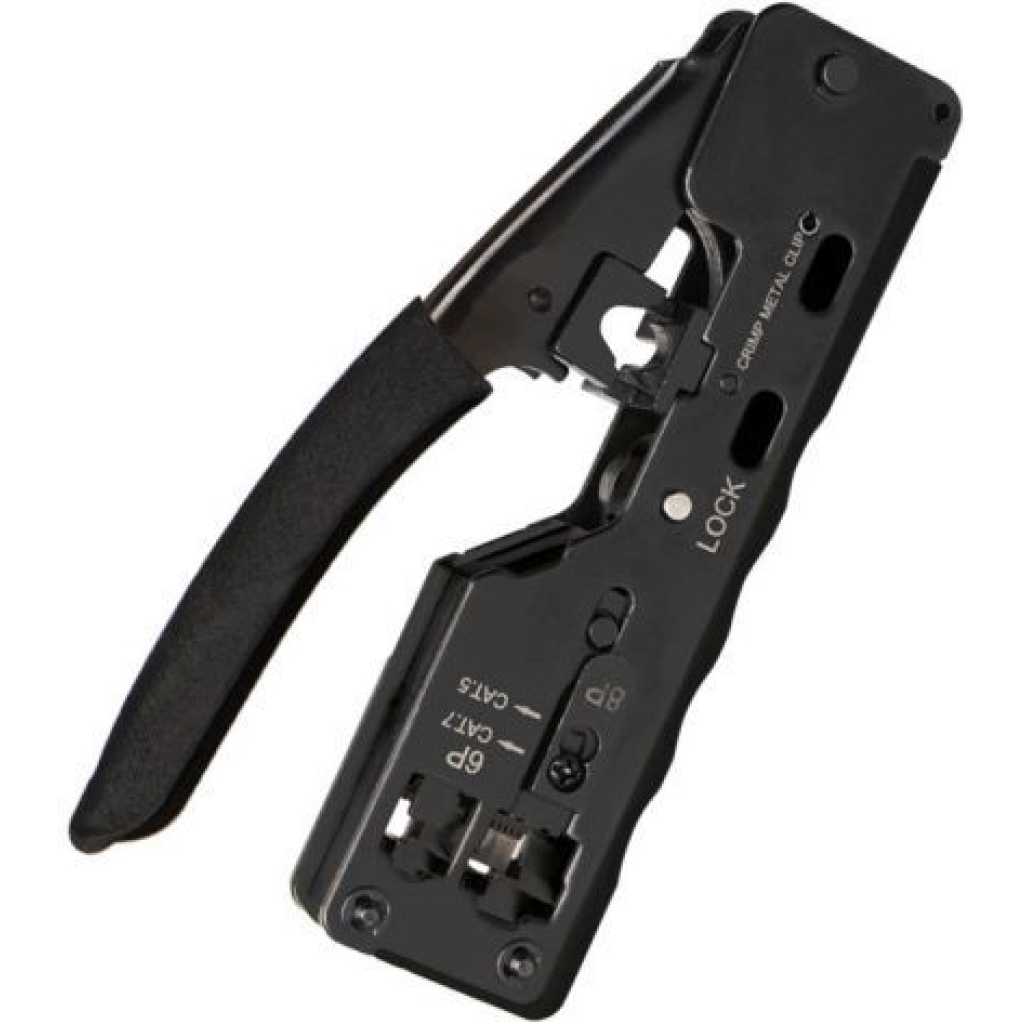 Modular Plug Crimper Crimping Tool Networking Tool – Black