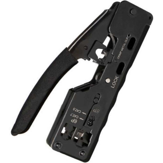 Modular Plug Crimper Crimping Tool Networking Tool – Black