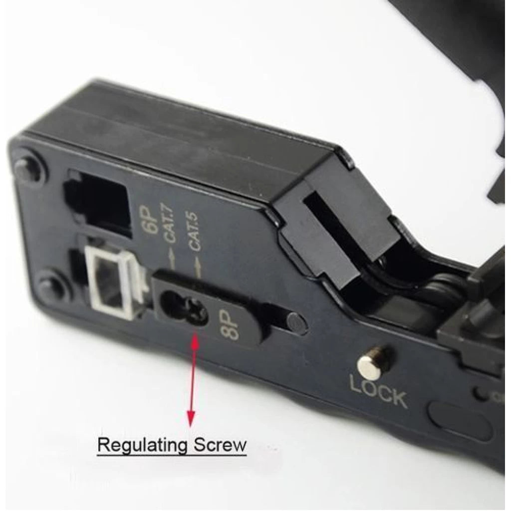 Modular Plug Crimper Crimping Tool Networking Tool – Black