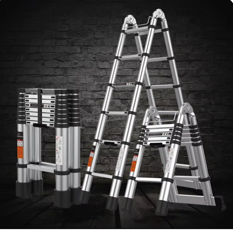 Telescopic Ladder - 3.8M+3.8M